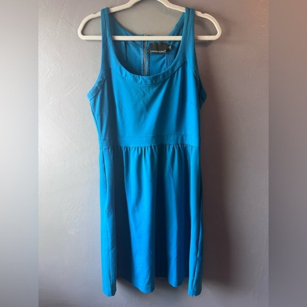 Cynthia Rowley Royal Blue Sleeveless Dress with Pockets Large